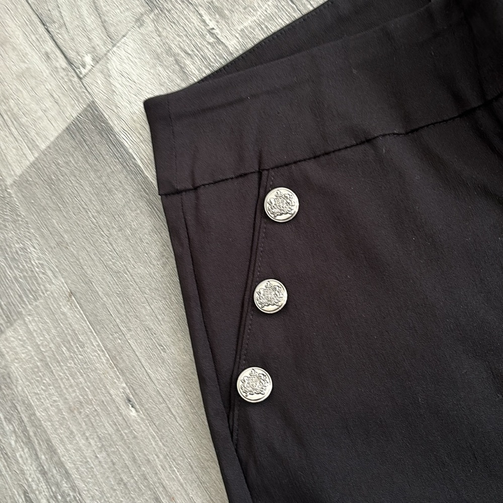 HIVIEW Women's Size 10P Black Solid Pants - Picture 2 of 12